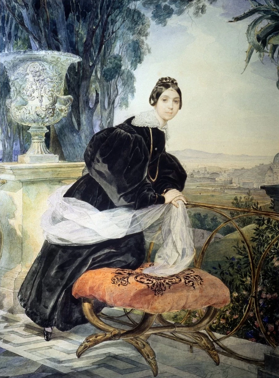 Ritratto della granduchessa di Russia Elisabetta Saltykova